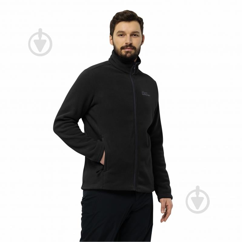 Кофта Jack Wolfskin WINTERSTEIN FZ M 1711371_6000 р.XL чорний - фото 2