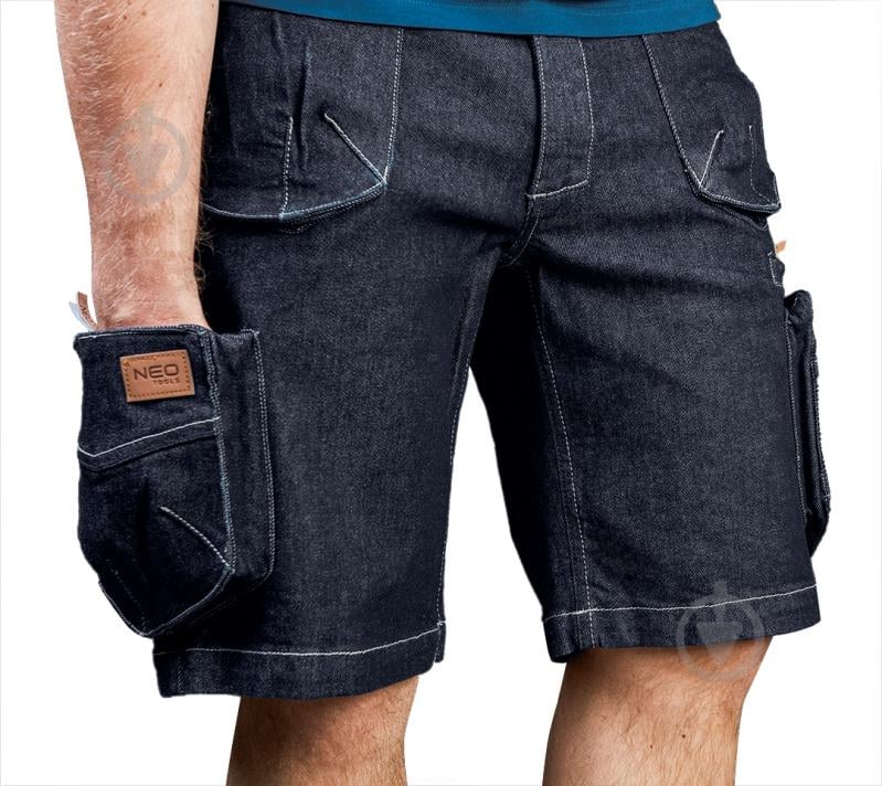 Шорти NEO tools Denim р. S 81-279 джинс - фото 5 Шорти NEO tools Denim р. S 81-279 джинс - фото 5