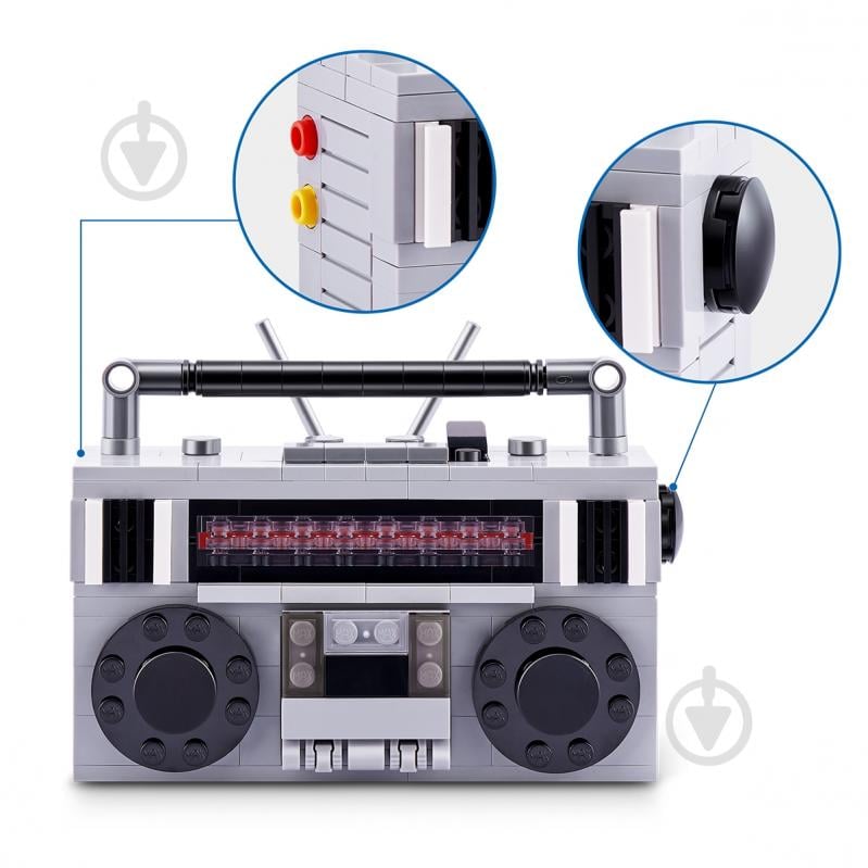 Конструктор Max Retro S1 Кассетный магнитофон 83185DGQ8 - фото 2