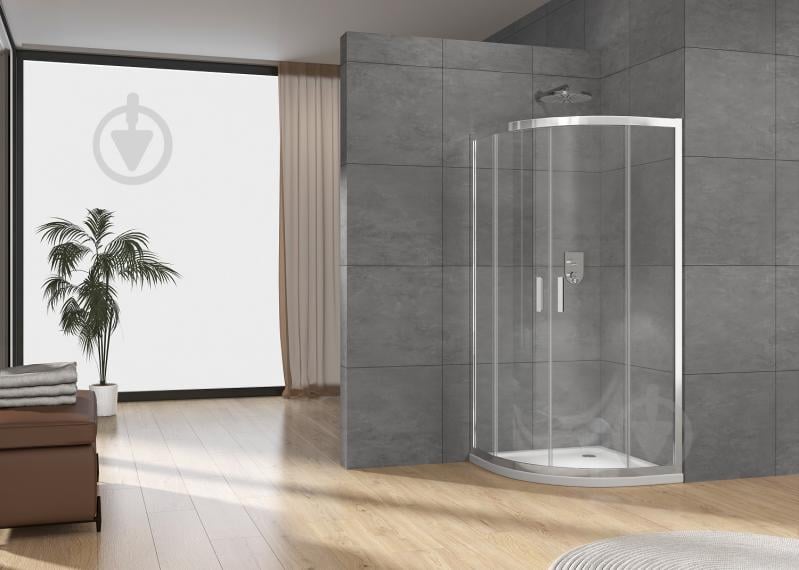 Душова кабіна Sant Valentines Somerset Prestige алюміній/скло 6 мм 90х90х200 см - фото 1