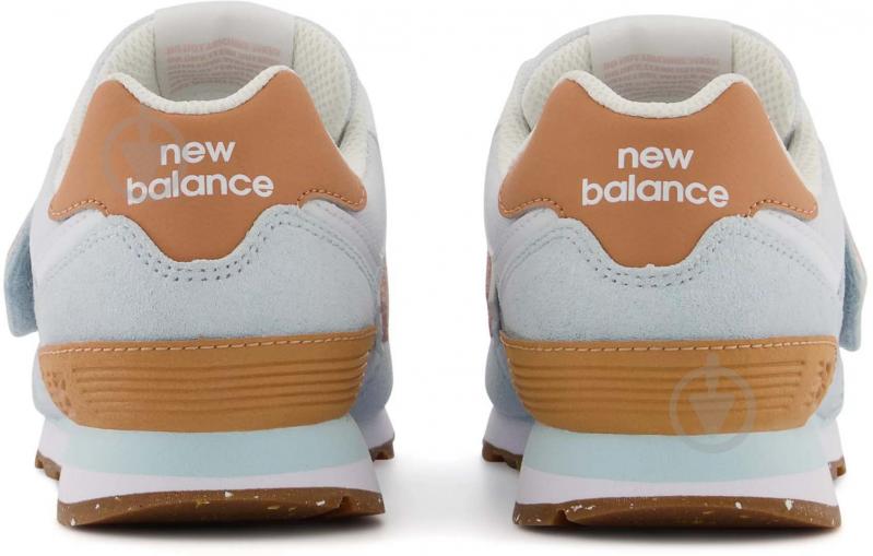 Кроссовки для девочек New Balance PV574RK1 р.33,5 голубые - фото 6