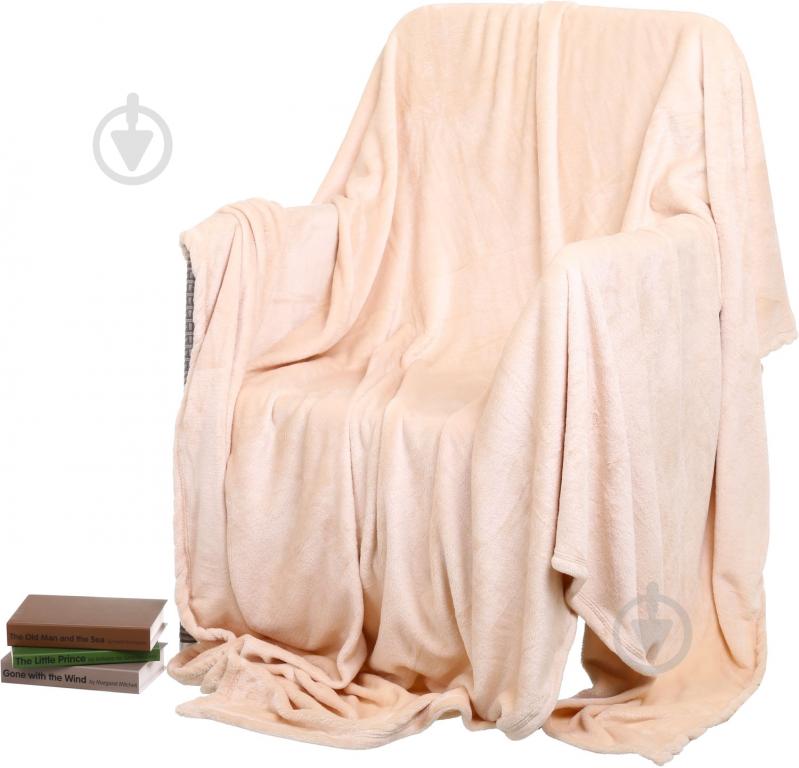 Плед Frannel Macadamia 160x200 см персиковый La Nuit - фото 1 Плед Frannel Macadamia 160x200 см персиковый La Nuit - фото 1
