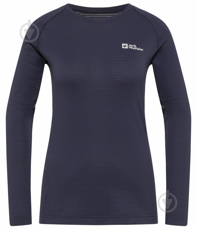 Термореглан Jack Wolfskin INFINITE WARM LS W A60319_1388 р.S синий - фото 3 Термореглан Jack Wolfskin INFINITE WARM LS W A60319_1388 р.S синий - фото 3