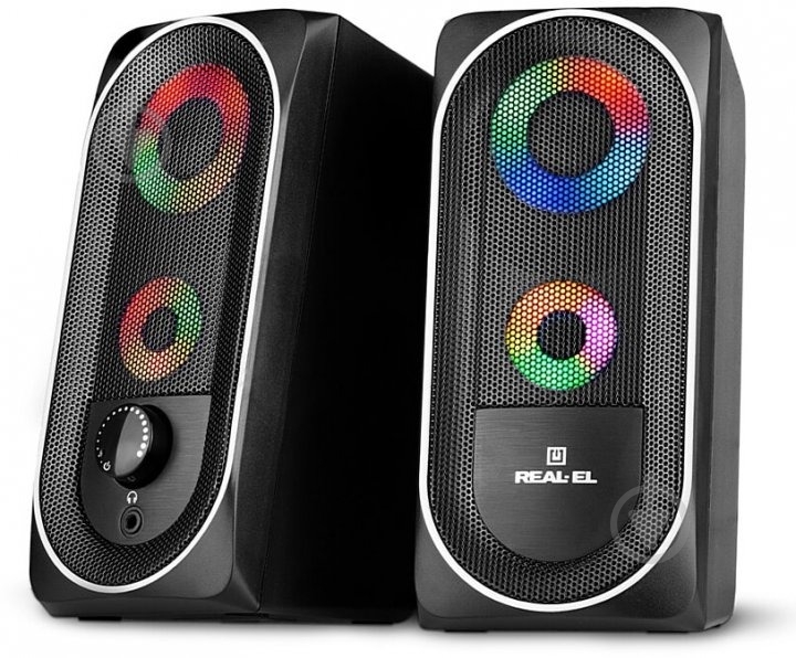 Акустическая система Real-el S-110 2.0 black - фото 2