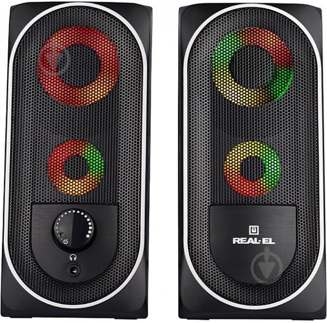 Акустическая система Real-el S-110 2.0 black - фото 1