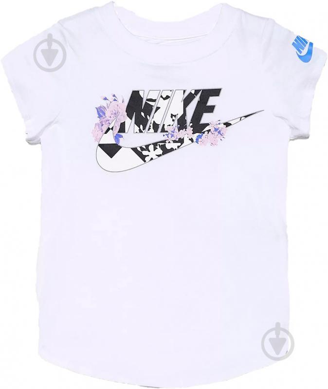 Футболка Nike TOKYO FLORAL FUTURA SS TEE 36G920-001 р.2XS белый - фото 1