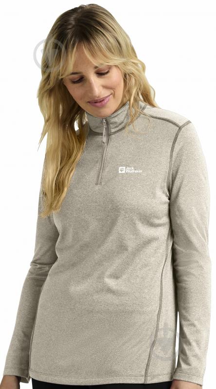 Термореглан Jack Wolfskin SKY THERMAL HZ W 1808951_A0056 р.L бежевий - фото 1 Термореглан Jack Wolfskin SKY THERMAL HZ W 1808951_A0056 р.L бежевий - фото 1