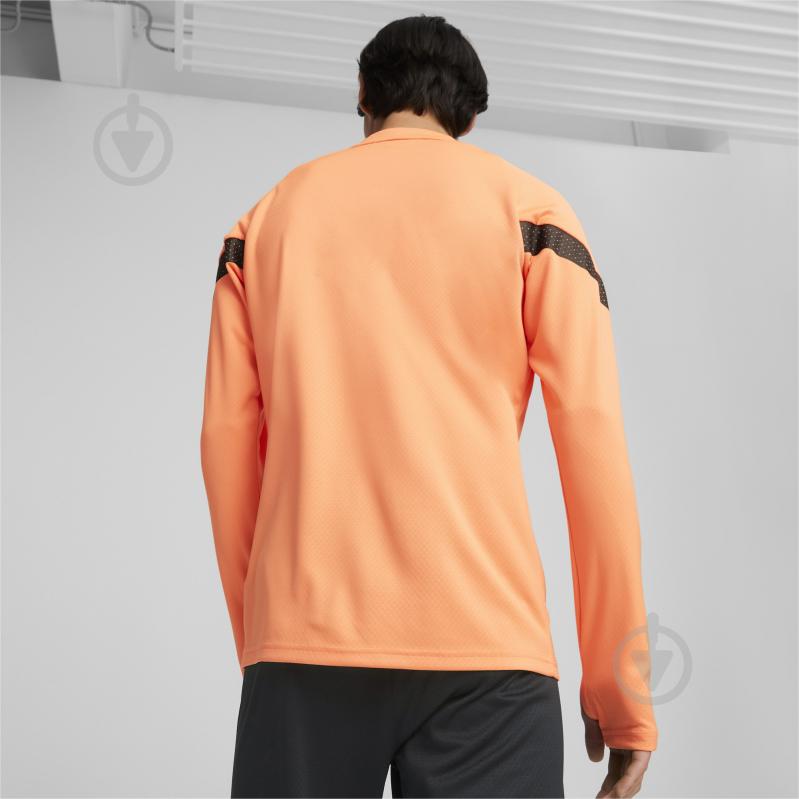 Джемпер Puma FCSD TRAINING 1/4 ZIP TOP 76723105 р.2XL оранжевый - фото 4