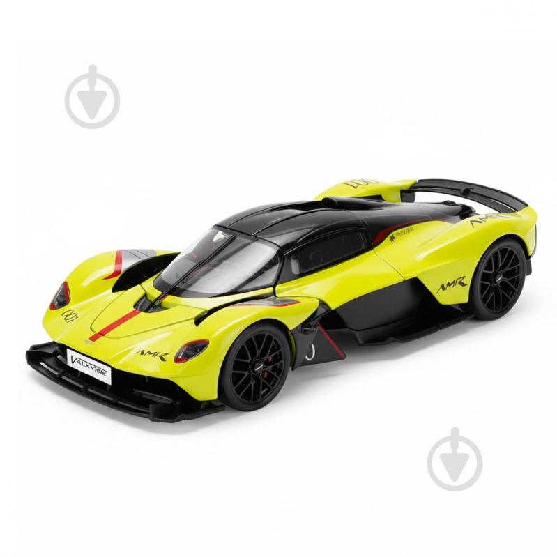 Автомодель TechnoDrive 1:18 Aston Martin Valkyrie yellow 250937AMVKLG - фото 1
