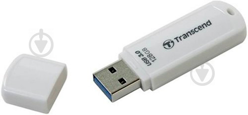 Флеш-память USB Transcend JetFlash 730 128 ГБ USB 3.0 white (TS128GJF730) - фото 2