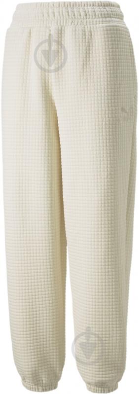 Брюки Puma CLASSICS QUILTED PANTS 53569799 р. L бежевый - фото 1