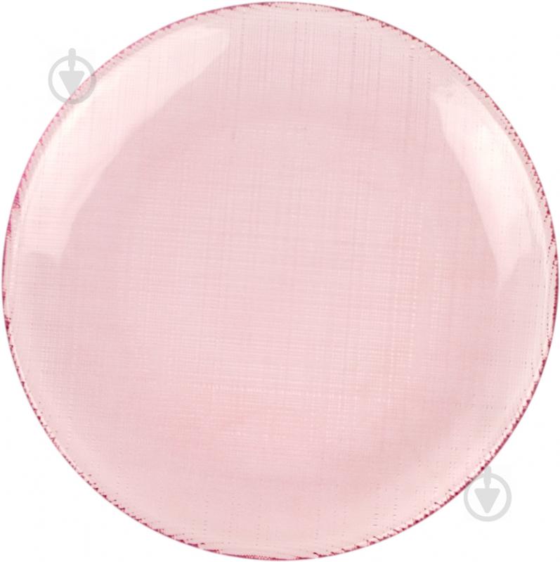 Тарелка IVV Denim pink 18 см - фото 1