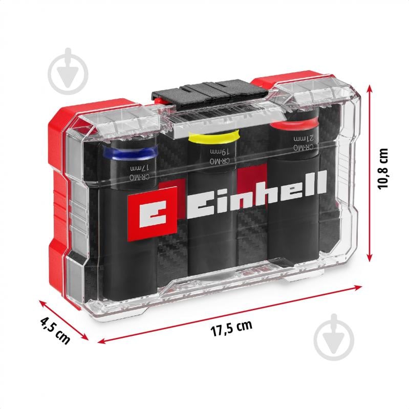 Набор головок ударных 80 мм Einhell 3 шт. 109263 - фото 8