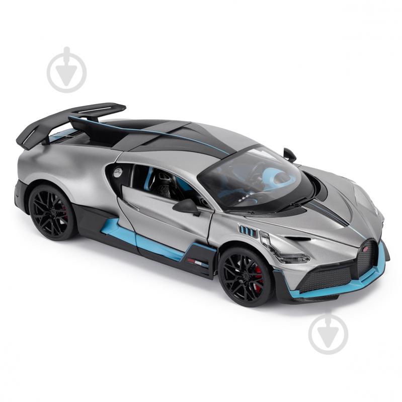 Автомодель TechnoDrive 1:18 Bugatti Divo grey 250940BDGY - фото 6