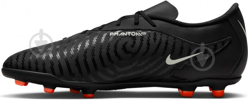 Бутси Nike PHANTOM GX CLUB FG/MG DD9483-010 р.45,5 чорний - фото 3