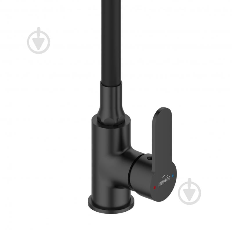 Смеситель для кухни Invena Ksanti черный BZ-37-004 - фото 2