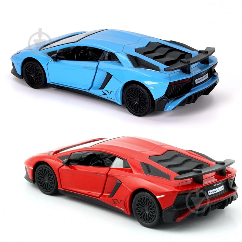 Автомодель TechnoDrive 1:43 Lamborghini Aventador red/blue 250947U - фото 3