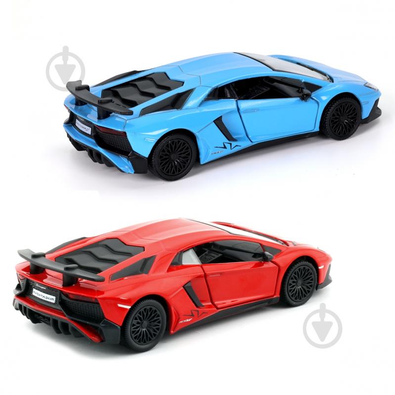 Автомодель TechnoDrive 1:43 Lamborghini Aventador red/blue 250947U - фото 5