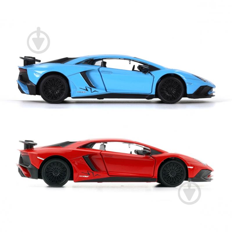 Автомодель TechnoDrive 1:43 Lamborghini Aventador red/blue 250947U - фото 6
