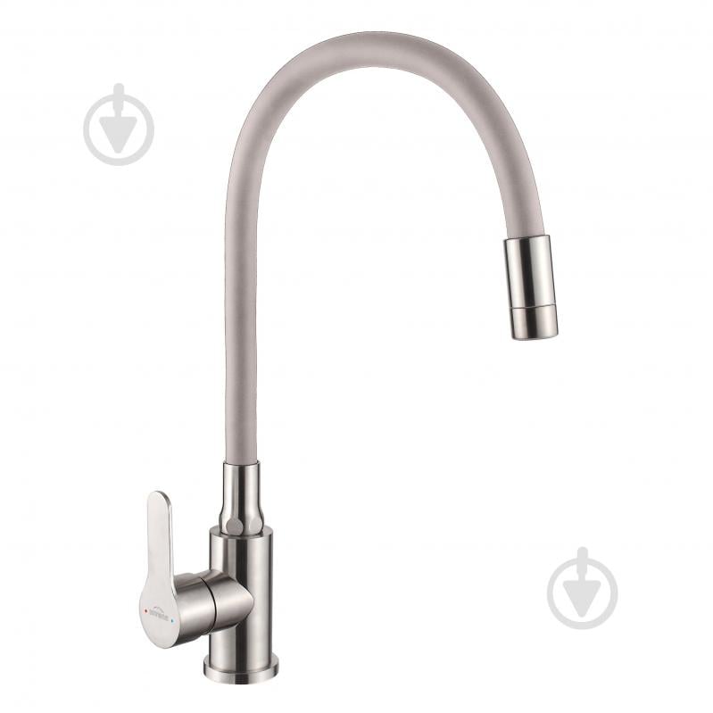 Смеситель для кухни Invena Ksanti inox/кофейный BZ-37-i03 - фото 1