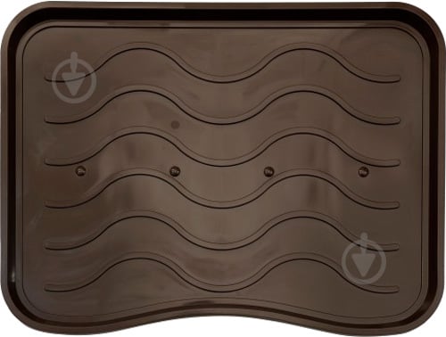 Подставка под обувь Multy Home Signet utility tray 38х50 см коричневая - фото 1