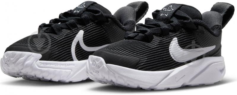 Кросівки дитячі демісезонні Nike STAR RUNNER 4 DX7616-001 р.25 чорні - фото 5