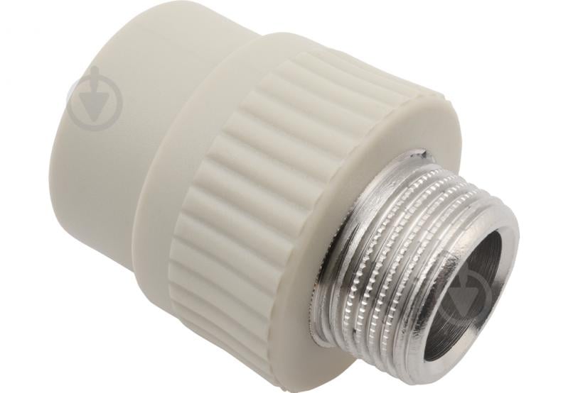 Муфта наружная AlcaPipe переходная с наружной резьбой PPR grn 90x3" - фото 1 Муфта наружная AlcaPipe переходная с наружной резьбой PPR grn 90x3" - фото 1