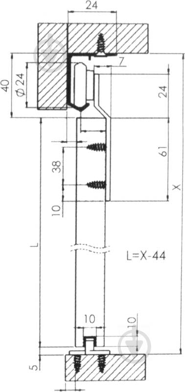 Комплект роликів Новація SKM-321L 30 кг - фото 4