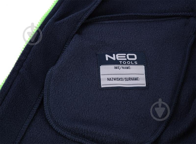 Куртка флисовая NEO tools Premium р. S 81-506 темно-синий - фото 10