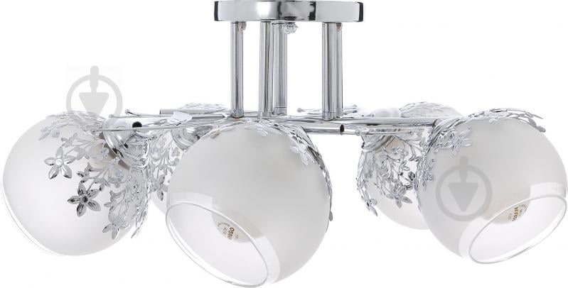 Люстра стельова Accento lighting Cobalto 5xE27 хром ALG-78828/5 - фото 2