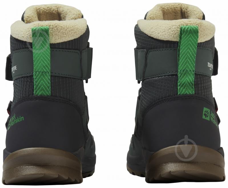 Ботинки Jack Wolfskin POLAR BEAR-B TEXAPORE MID VC K A62144_E0206 р.33 зеленый - фото 4 Ботинки Jack Wolfskin POLAR BEAR-B TEXAPORE MID VC K A62144_E0206 р.33 зеленый - фото 4