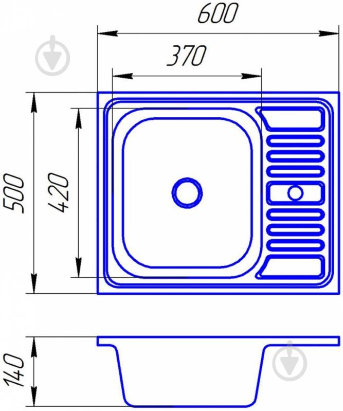 Мойка для кухни Z5644c - фото 2