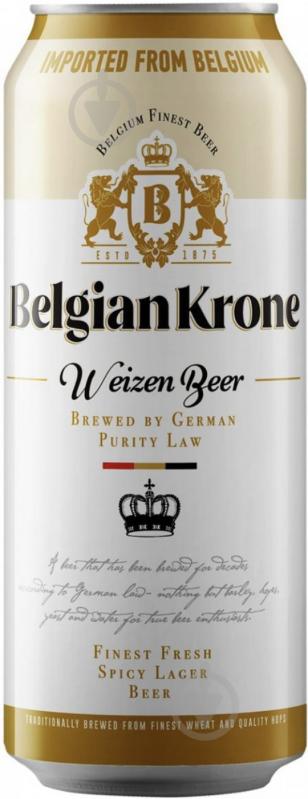 Пиво Belgian Krone Weizen 0,5 л - фото 1