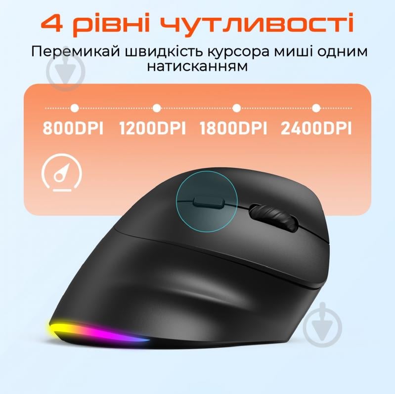 Мышь Meetion BTM010R black (MT-BTM010R-A) - фото 5 Мышь Meetion BTM010R black (MT-BTM010R-A) - фото 5