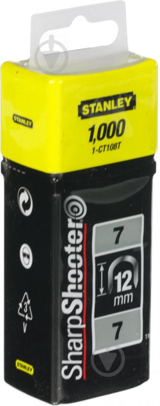 Скоби для ручного степлера Stanley 12 мм 1000 шт. 1-CT108T - фото 2