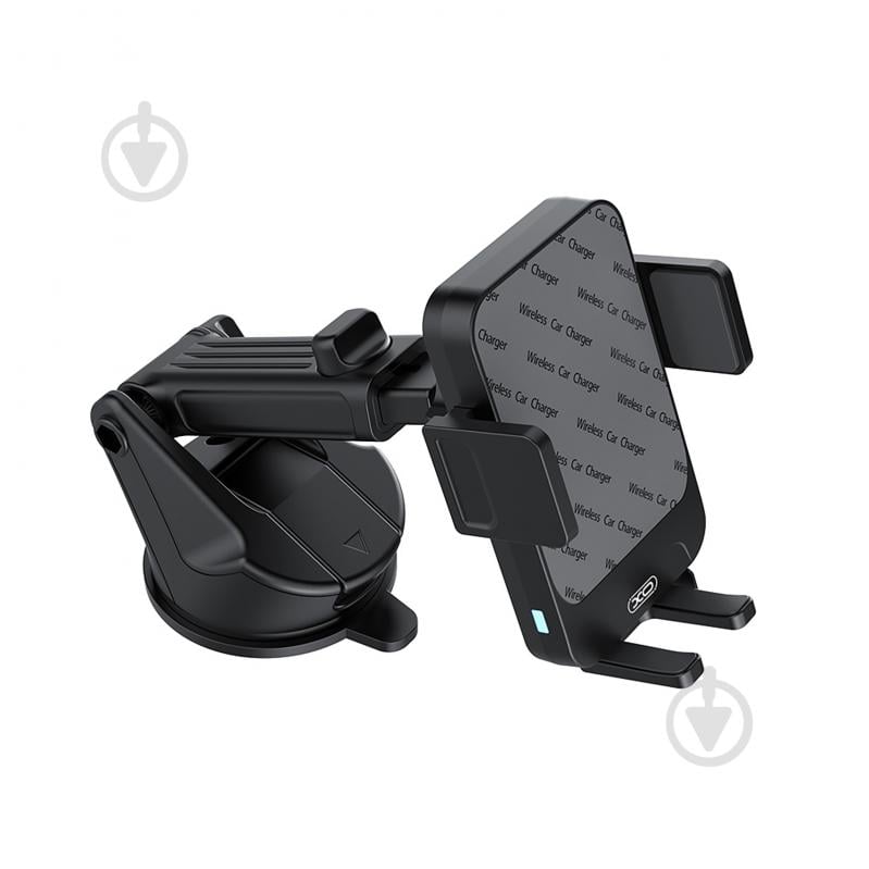 Тримач для смартфона Xo з бездротовою зарядкою WX043.black - фото 2 Тримач для смартфона Xo з бездротовою зарядкою WX043.black - фото 2