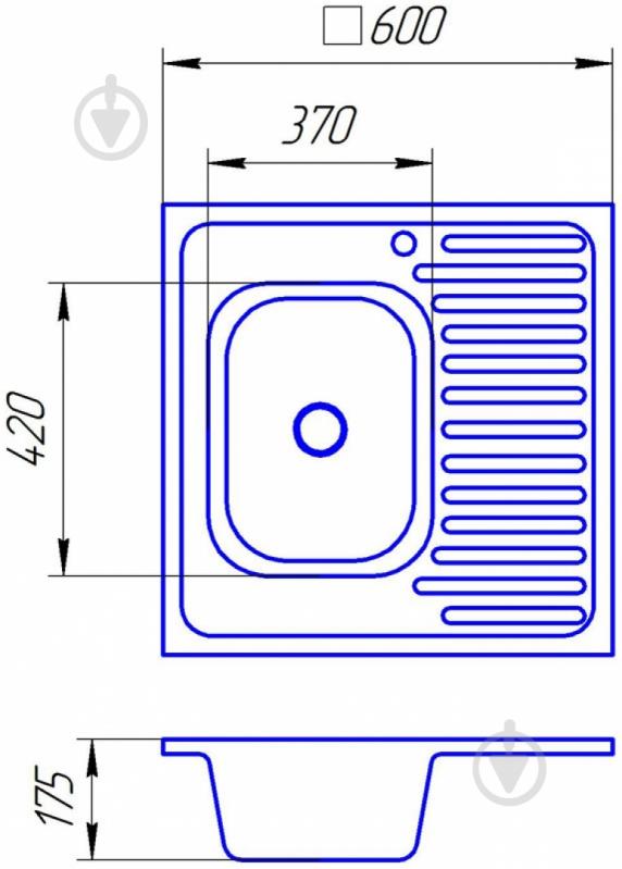 Мойка для кухни Z6636r - фото 2