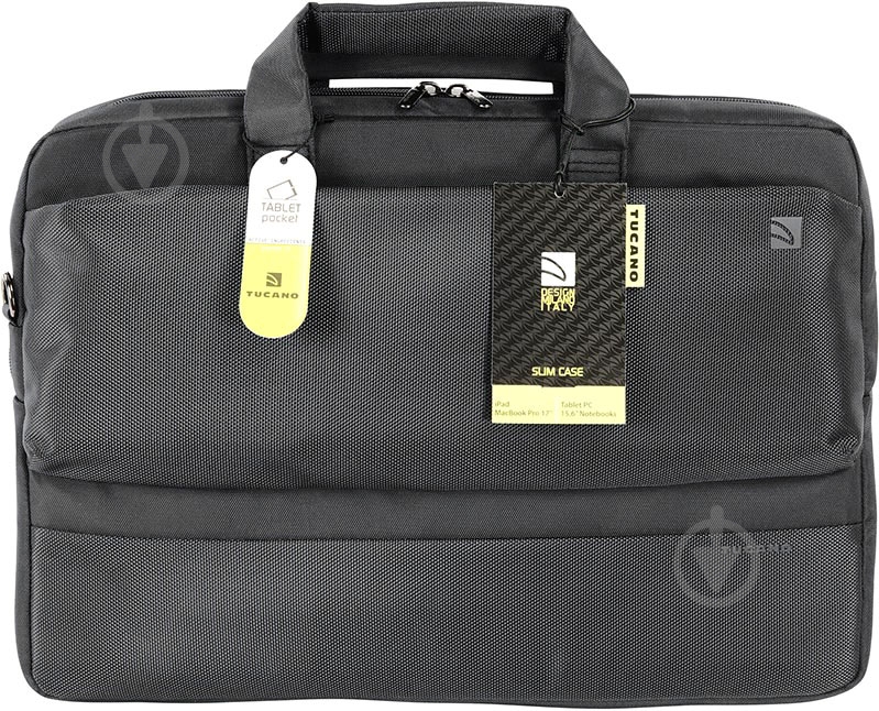 Сумка Tucano Dritta Slim Bag Black 15" (BDR15) - фото 5