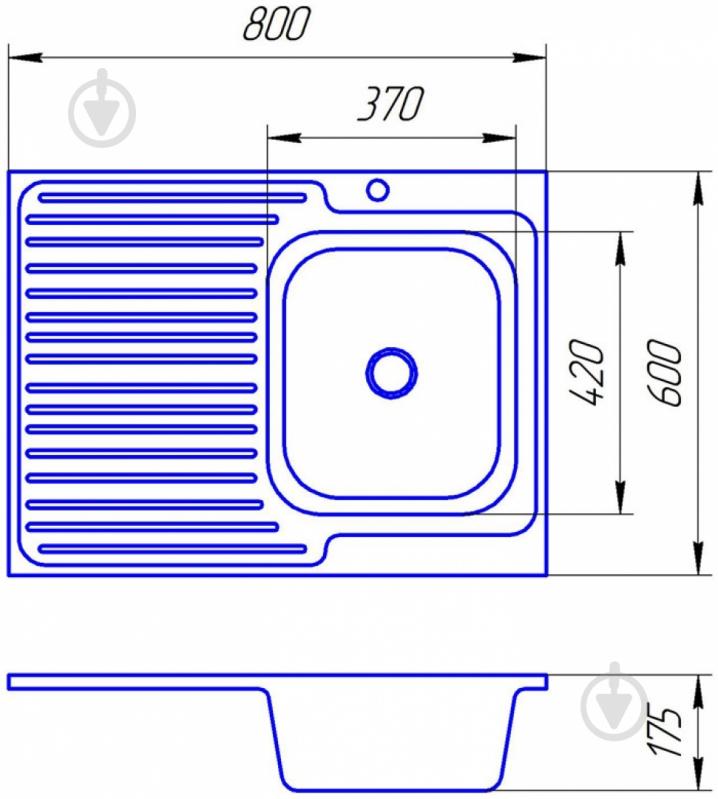 Мойка для кухни Family Z6836l - фото 2