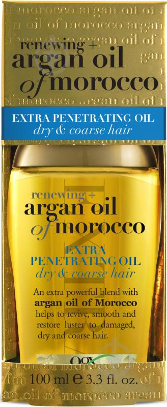 Масло Ogx Argan Oil of Morocco Аргановое для глубокого восстановления волос 100 мл - фото 1