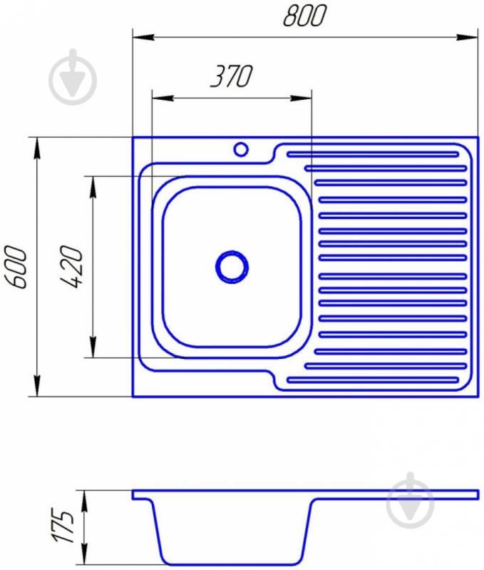 Мойка для кухни Family Z6836r - фото 2 Мойка для кухни Family Z6836r - фото 2