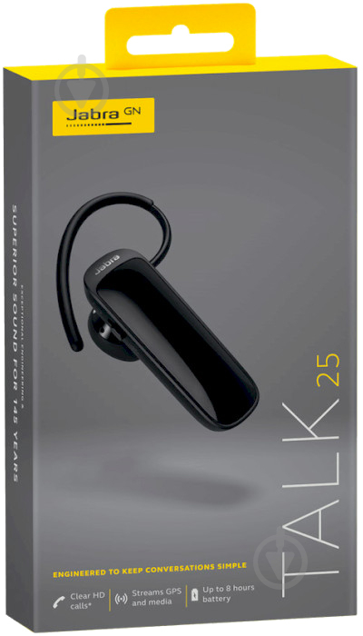 Bluetooth-гарнитура Jabra Talk 25 SE UA black (5707055057809) - фото 5