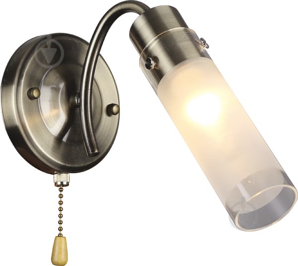 Бра Accento lighting 1x40 Вт E14 античная латунь ALHL-6315/1W-AB - фото 1