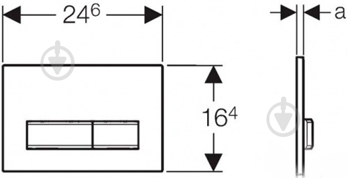 Панель смыва Geberit Sigma50 (15.788.11.5) - фото 2 Панель смыва Geberit Sigma50 (15.788.11.5) - фото 2