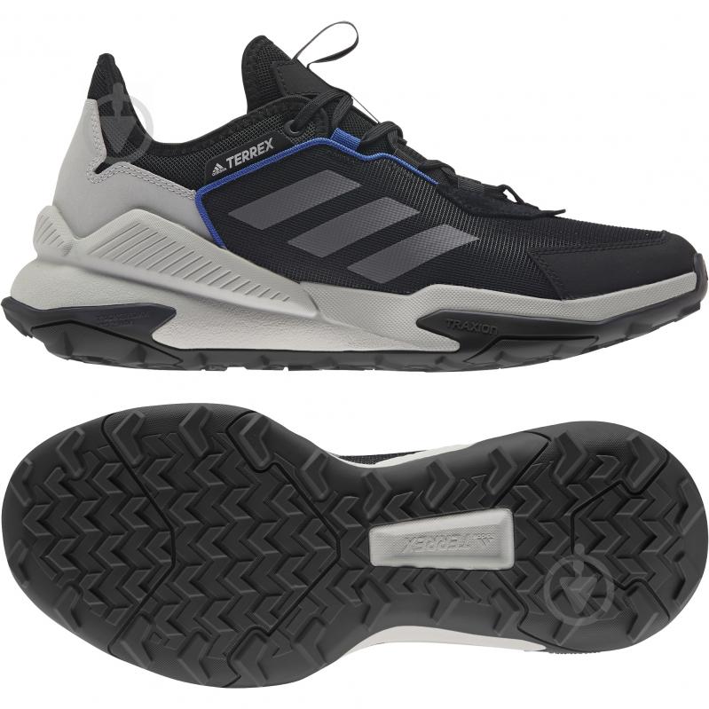 Кроссовки мужские осенние Adidas TERREX SUPERBLUE FZ3403 р.43 1/3 черно-серые - фото 4