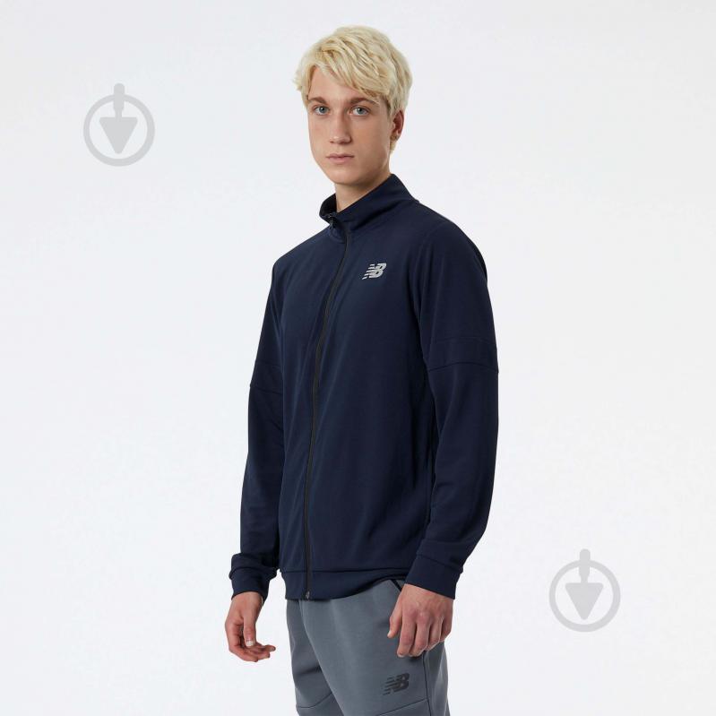 Джемпер New Balance NB TECH TRAINING KNIT TRACK MJ21032ECL р. XL синий - фото 2