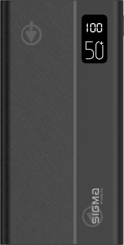 Повербанк Sigma mobile X-power SI50A3QL 50000 mAh black (4827798424018) - фото 1