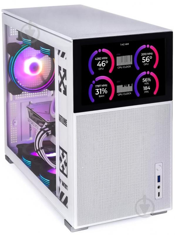Компьютер Artline Gaming D31WHITE (D31Whitev08) white - фото 11