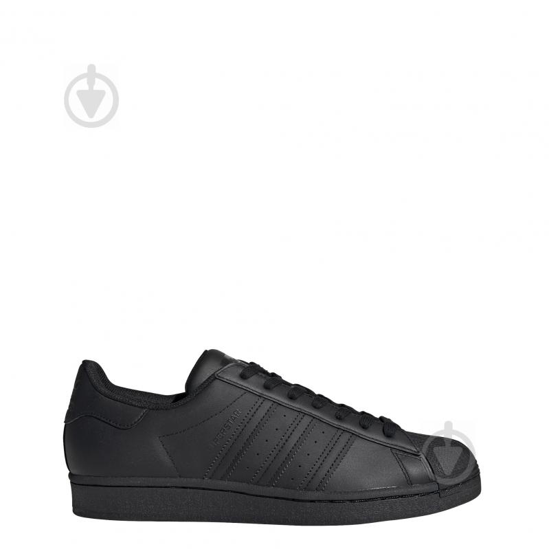 Кроссовки мужские зимние Adidas SUPERSTAR EG4957 р.40 2/3 черные - фото 1