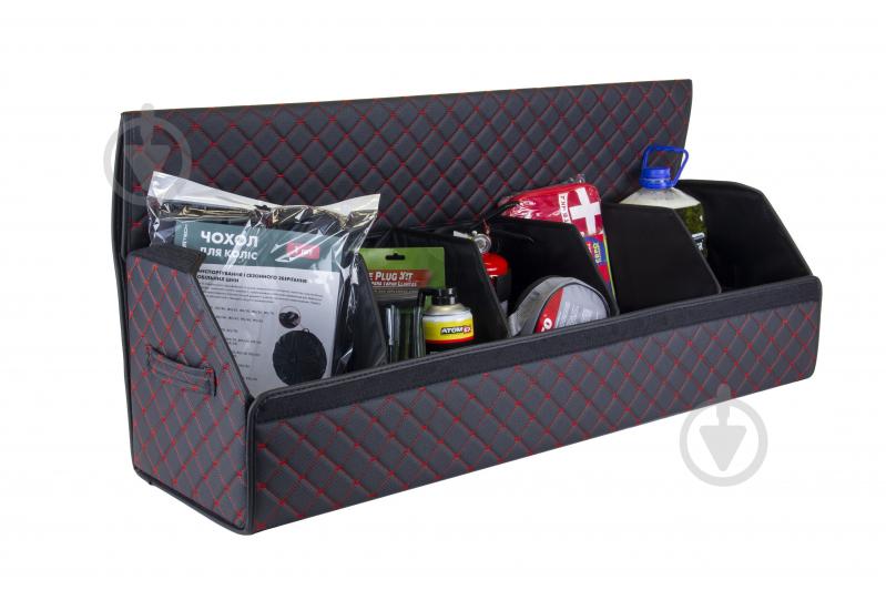 Сумка-органайзер EVAtech ECO XXL 30x30x100 см EHECEWBRBB чорний із червоним - фото 2